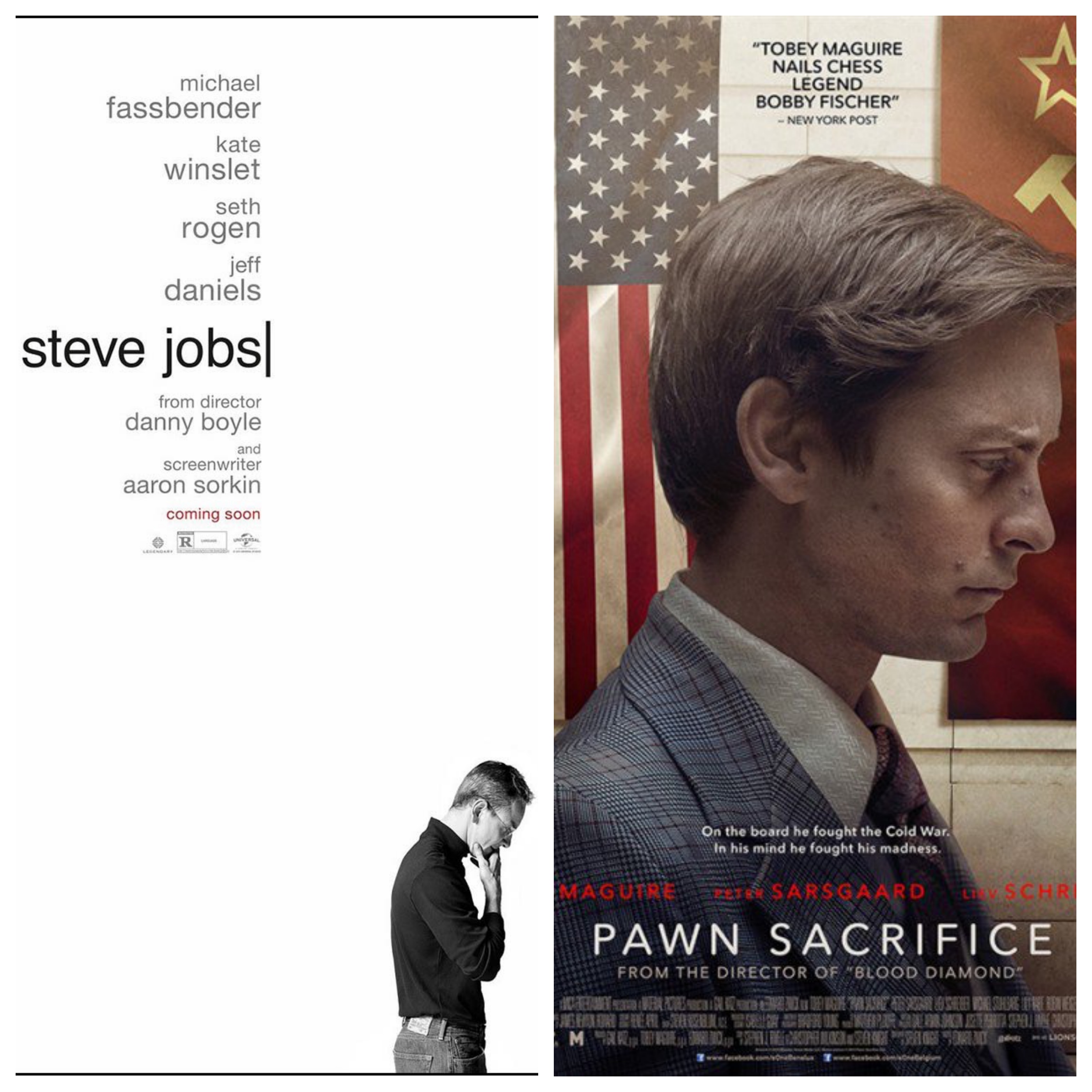 Steve Jobs vs. Pawn Sacrifice: A Tale of Two Nerds